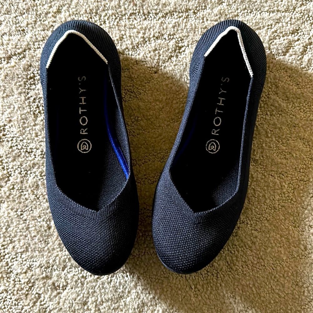 ROTHY’s black ballet flats - like new!